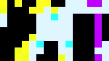 arka plan yeni kalite evrensel hareket dinamik animasyon retro vintage renkli neşeli dans müzik video görüntüleri hareket soyut gökkuşağı piksel blok