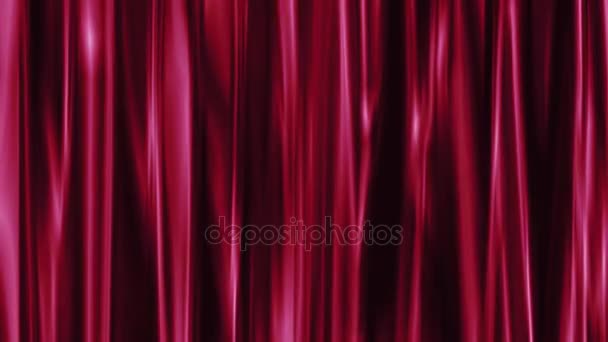 abstrait doux rideau de couleur rouge agitant fond de style Nouvelle qualité mouvement universel dynamique animé coloré joyeux clip vidéo 