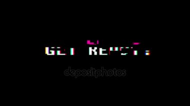 Retro video oyunu eski tv arıza müdahale ekranda hazır metin olsun... Yeni kalite evrensel vintage hareket dinamik animasyonlu arka plan renkli neşeli serin video görüntüleri