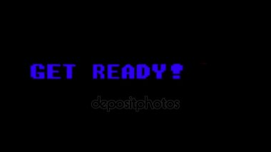 Retro video oyunu eski tv arıza müdahale ekranda hazır metin olsun... Yeni kalite evrensel vintage hareket dinamik animasyonlu arka plan renkli neşeli serin video görüntüleri