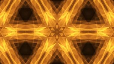 süs geometrik kaleydoskop ışık gösterisi yıldız deseni turuncu yeni kalite evrensel hareket dinamik animasyonlu renkli neşeli dans müzik video görüntüleri hareketli