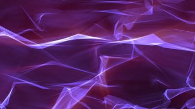 Dijital poligon duman bulutu arka plan Mor - yeni dinamik teknoloji hareket renkli video görüntüleri