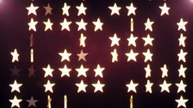 yıldız duvar hareketli animasyon animasyon 3d arka plan sorunsuz döngü - yeni kalite vintage evrensel hareket dinamik solma renkli neşeli tatil müzik video görüntüleri rasgele