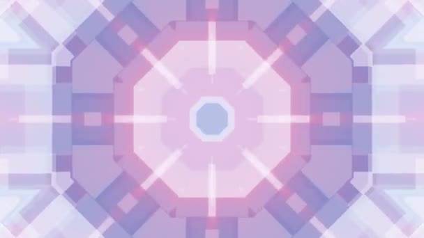 Energy Core System Grid Block Kaleidoskop Animation Hintergrund nahtlose Schleife - neue Qualitätstechnologie universelle Bewegung dynamische animierte bunte fröhliche Videoaufnahmen — Stockvideo