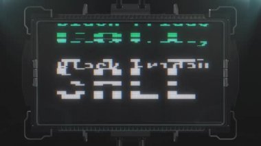 aksaklık girişim tv ekran sorunsuz döngü animasyon - yeni kalite retro vintage hareket neşeli addvertisement ticari video görüntüleri üzerinde yükleme indirim metin
