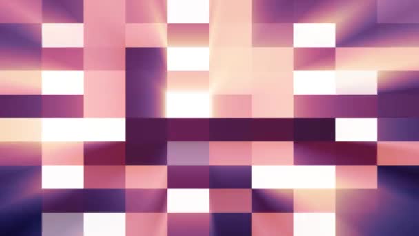 Abstract pixel block moving animation light background - New quality universal motion dynamic animated retro vintage colorful joyful dance music video footage — Stock Video