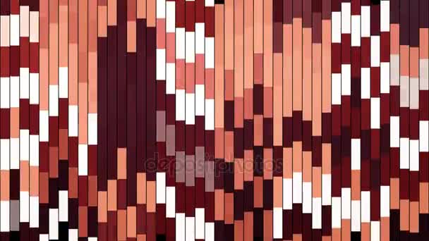 Abstrato cor suave movimento vertical bloco fundo animação - Nova qualidade feriado movimento universal dinâmico animado colorido alegre dança música vídeo metragem — Vídeo de Stock