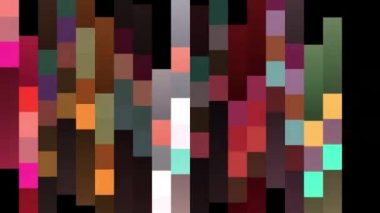 arka plan yeni kalite evrensel hareket dinamik animasyon retro vintage renkli neşeli dans müzik video görüntüleri hareket soyut piksel blok