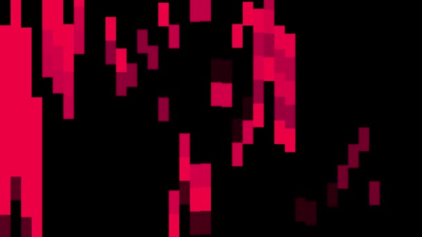 Abstrakte weiche Farbe bewegt vertikalen Block Pixel Hintergrund Animation - neue Qualität Urlaub universelle Bewegung dynamisch animiert bunt fröhlich Tanz Musik Videoaufnahmen — Stockvideo