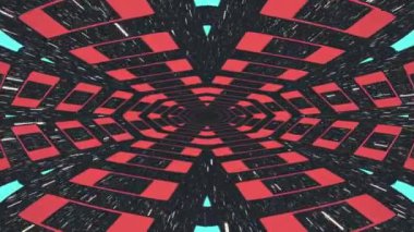 retro oyun tarzı sonsuz tünel uçuş sorunsuz döngü animasyon - yeni nitelik 4k vintage renkli neşeli video görüntüleri