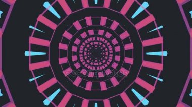 retro oyun tarzı sonsuz tünel uçuş sorunsuz döngü animasyon - yeni nitelik 4k vintage renkli neşeli video görüntüleri