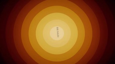 Satılık metin Radyal antika arka plan anında giriş ve çıkış animasyon - yeni kalite retro hareket neşeli addvertisement ticari video görüntüleri