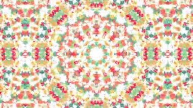 süs geometrik kaleydoskop parep konfetti animasyon arka plan deseni - yeni kalite retro vintage tatil şekli renkli evrensel hareket dinamik animasyon neşeli müzik video görüntüleri