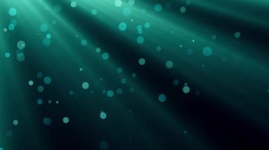 Sualtı ışık ışınları ve kabarcıklar animasyon arka plan - yeni kalite doğa doğal görünüm serin video görüntüleri