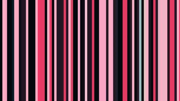 Abstracto suave color rosa líneas rayas fondo Nueva calidad universal movimiento dinámico animado colorido alegre música vídeo material de archivo — Vídeo de stock