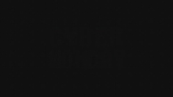 Clignotant rouge alerte cyber mondey mot d'avertissement texte sur ordinateur numérique noir lcd led animation en boucle transparente - nouvelle technologie de qualité coloré joyeux vintage dynamique motion video footage — Video
