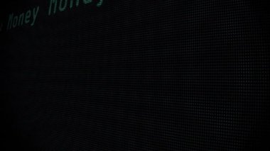 LCD led eski bilgisayarda spam yazı yazarak birçok para word metni tüp animasyon yeni kalite evrensel vintage hareketli dinamik animasyon retro renkli video kırpmak tv ekran ekran arka planı