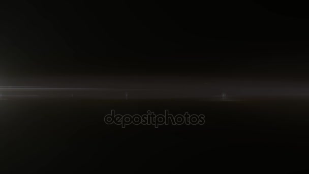 Horizontale bewegende gele lichten optische lens flares glanzende animatie kunst achtergrondanimatie - nieuwe kwaliteit natuurlijke verlichting lamp stralen glanzend effect dynamische kleurrijke vakantie heldere videobeelden — Stockvideo