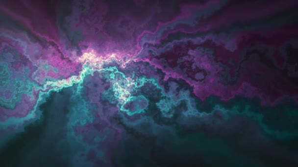 Natürliche schöne Marmor turbulent rosa blau Muster Textur Animation Hintergrund - neue einzigartige Qualität bunt fröhlich Bewegung Farbstoff Effekt Welle dynamisch Urlaub Mineralogie Wissenschaft Bergbau Videomaterial — Stockvideo