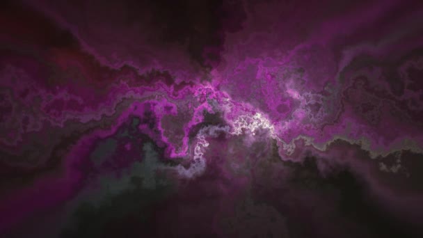 Naturel beau marbre turbulent motif rose gris texture animation fond - nouvelle qualité unique coloré joyeux mouvement teinture effet vague dynamique vacances minéralogie science minière vidéo 