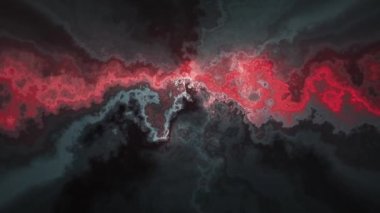 Doğal güzel mermer çalkantılı desen kırmızı doku animasyon arka plan - yeni benzersiz kalite renkli neşeli hareket boya etkisi dalga dinamik tatil Mineraloji bilim araştırma video görüntüleri