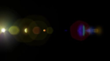 hareketli ışık optik lens arka plan parlak animasyon sanat fişekleri - yeni kalite doğal aydınlatma lambası etkisi dinamik renkli parlak video görüntüleri ışınları
