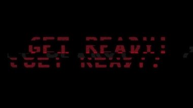 video oyunu eski tv arıza parazit gürültü ekran animasyon siyah arka plan sorunsuz döngü - yeni kalite evrensel retro vintage hareket renkli neşeli motivasyon video almak hazır metin