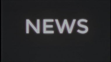 Bilgisayar eski tv vhs etkisi aksaklık parazit gürültü ekran animasyon sorunsuz döngü - yeni kalite evrensel vintage hareketli dinamik animasyonlu arka plan renkli neşeli video haber haber