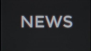 Bilgisayar eski tv vhs etkisi aksaklık parazit gürültü ekran animasyon sorunsuz döngü - yeni kalite evrensel vintage hareketli dinamik animasyonlu arka plan renkli neşeli video haber haber