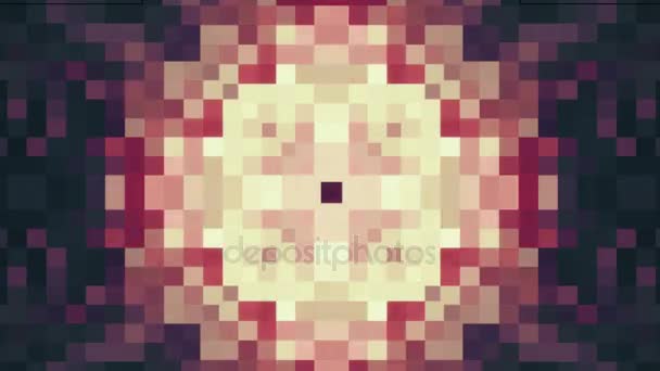 ornementale géométrique bloc kaléidoscope étoile mouvement motif animation boucle transparente Nouvelle qualité rétro vintage forme de vacances coloré mouvement universel dynamique animé joyeuse danse musique vidéo 