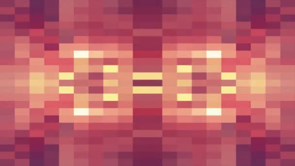 abstrait pixel bloc mouvement fond Nouvelle qualité mouvement universel dynamique animé rétro vintage coloré joyeux danse clip vidéo 