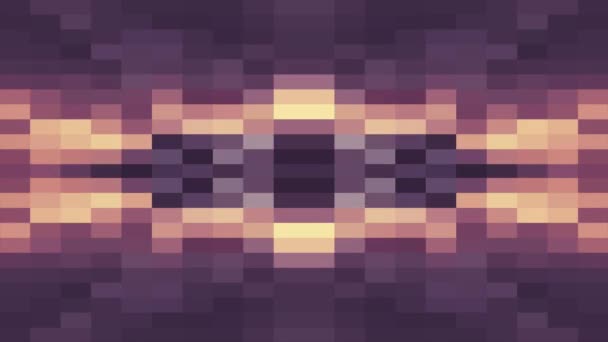 abstrait pixel bloc mouvement fond Nouvelle qualité mouvement universel dynamique animé rétro vintage coloré joyeux danse clip vidéo 