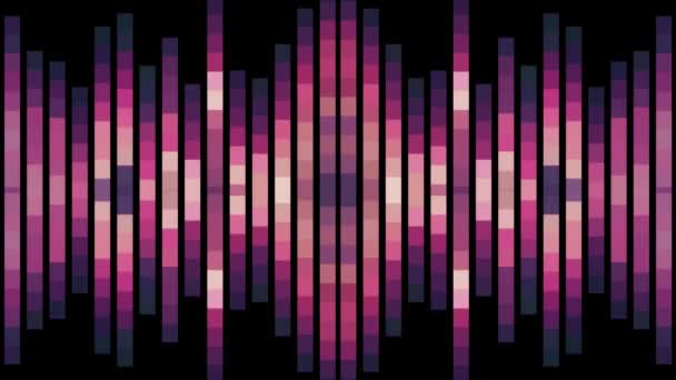 Abstracto suave color rosa movimiento vertical pixel bloque fondo animación nueva calidad vacaciones movimiento universal dinámico animado colorido alegre glamour retro vintage danza música vídeo material de archivo — Vídeos de Stock