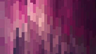 Evrensel hareket dinamik animasyonlu renkli neşeli glamour retro vintage dans müzik video görüntüleri yumuşak pembe renk hareketli dikey piksel blok arka plan animasyon yeni kaliteli tatil