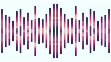 Evrensel hareket dinamik animasyonlu renkli neşeli glamour retro vintage dans müzik video görüntüleri yumuşak pembe renk hareketli dikey piksel blok arka plan animasyon yeni kaliteli tatil