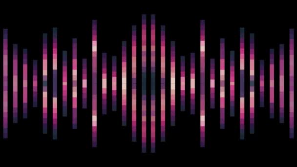 Abstrato cor rosa suave movimento vertical pixel bloco fundo animação Nova qualidade feriado movimento universal dinâmico animado colorido alegre glamour retro vintage dança música vídeo metragem — Vídeo de Stock