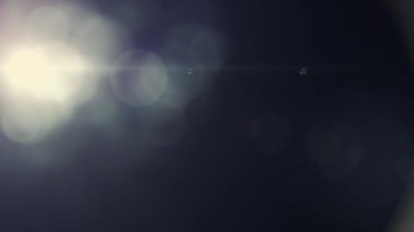 Yatay hareketli ışık optik lens arka plan parlak bokeh animasyon sanat fişekleri - yeni kalite doğal aydınlatma lambası etkisi dinamik renkli parlak video görüntüleri ışınları