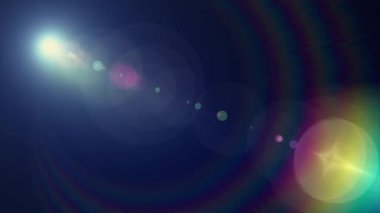 Yatay hareketli ışık optik lens arka plan parlak bokeh animasyon sanat fişekleri - yeni kalite doğal aydınlatma lambası etkisi dinamik renkli parlak video görüntüleri ışınları