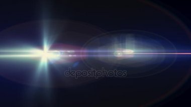 Yatay hareketli ışık optik lens arka plan parlak bokeh animasyon sanat fişekleri - yeni kalite doğal aydınlatma lambası etkisi dinamik renkli parlak video görüntüleri ışınları