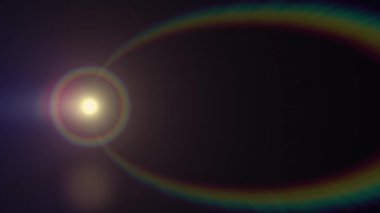 Yatay hareketli ışık optik lens arka plan parlak bokeh animasyon sanat fişekleri - yeni kalite doğal aydınlatma lambası etkisi dinamik renkli parlak video görüntüleri ışınları