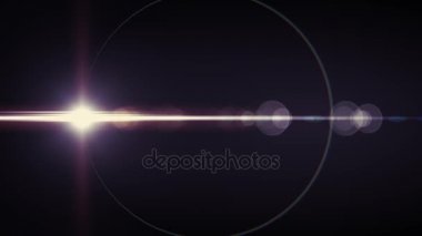 Yatay hareketli ışık optik lens arka plan parlak bokeh animasyon sanat fişekleri - yeni kalite doğal aydınlatma lambası etkisi dinamik renkli parlak video görüntüleri ışınları