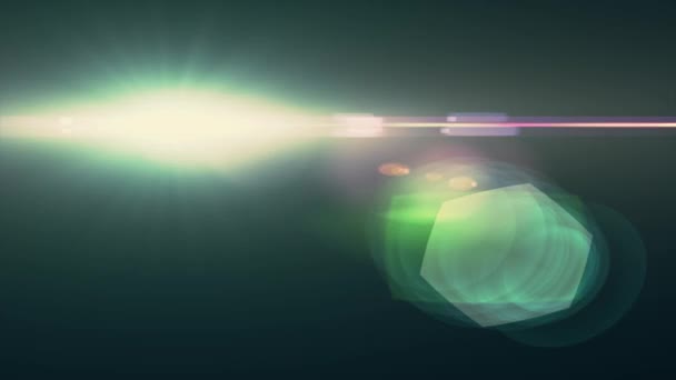 Patlama flaş ışıkları optik mercek parlamaları geçiş parlak animasyon kusursuz döngü sanat arka planı yeni kaliteli doğal ışıklandırma ışınları dinamik renkli parlak video görüntüleri — Stok video