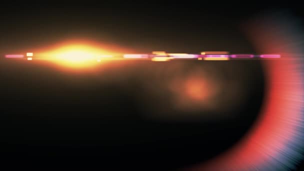 Explosion Blitz Lichter optische Linse Fackeln Übergang glänzende Animation nahtlose Schleife Kunst Hintergrund neue Qualität natürliches Licht Lampe Strahlen Effekt dynamische bunte helle Videomaterial — Stockvideo