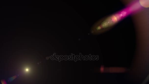 Διαγώνια μετακίνηση φώτα οπτικό φακό φωτοβολίδες λαμπερά animation τέχνης βρόχο νέα ποιότητα φυσικού φωτισμού λαμπτήρα ακτίνες επίδραση δυναμική πολύχρωμο φωτεινό βιντεοσκοπημένων εικονών υποβάθρου — Αρχείο Βίντεο