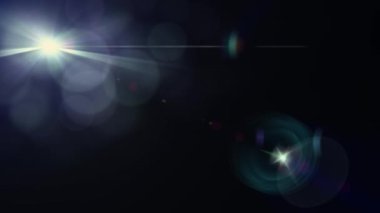 Yatay hareketli ışık optik lens arka plan parlak bokeh animasyon sanat fişekleri - yeni kalite doğal aydınlatma lambası etkisi dinamik renkli parlak video görüntüleri ışınları