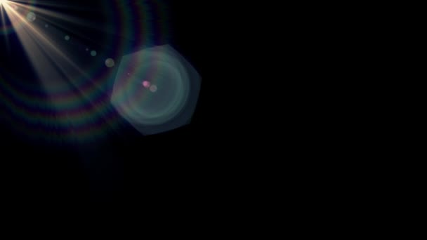 Диагональ движущихся огней оптические линзы вспышки блестящие анимации искусства фоновый цикл новое качество естественного освещения лампы лучи эффект динамические красочные яркие видео кадры — стоковое видео