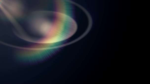 Diagonale bewegende lichten optische lens flares glanzende animatie kunst achtergrond lus nieuwe kwaliteit natuurlijke verlichting lamp stralen effect dynamische kleurrijke heldere videobeelden — Stockvideo