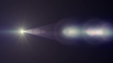 Yatay güneş ışıkları optik lens hareketli arka plan parlak animasyon sanat fişekleri - yeni kalite doğal aydınlatma lambası etkisi dinamik renkli parlak video görüntüleri ışınları