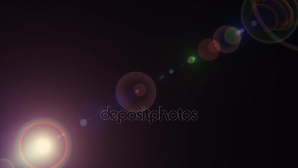 Luci in movimento diagonali lenti ottiche brillanti animazione arte sfondo loop nuova qualità illuminazione naturale lampada raggi effetto dinamico colorato video luminoso — Video Stock