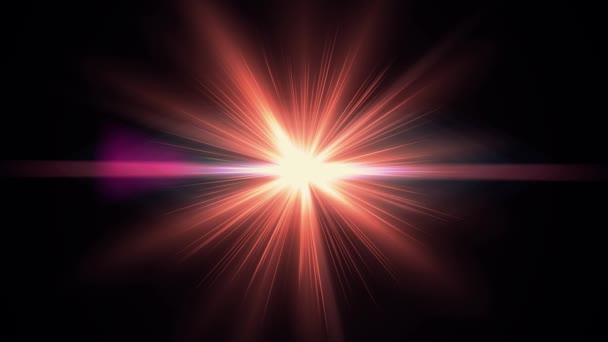 explosion symétrique lumières flash lentille optique fusées éclairantes transition brillante animation boucle sans couture art fond nouvelle qualité lumière naturelle lampe rayons effet dynamique coloré lumineux vidéo 